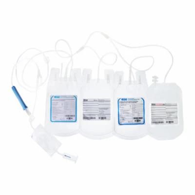 Wego Disposable Sterile Double Blood Bag Medical Blood Collection Bag Manufacturer