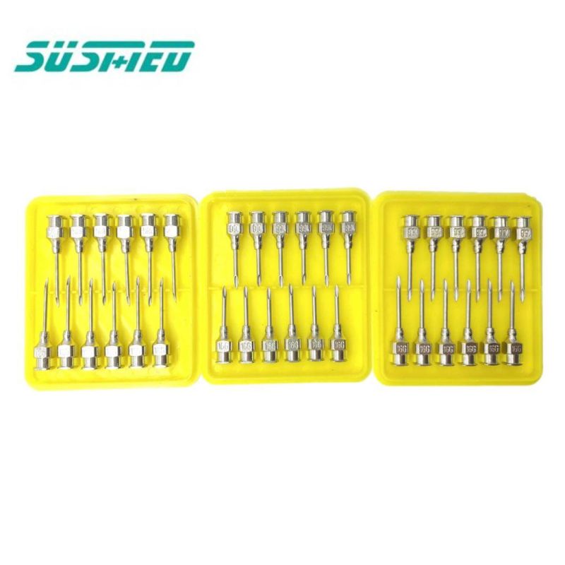 Stainless Steel Material Veterinary Animal and Metal Syringes Needles