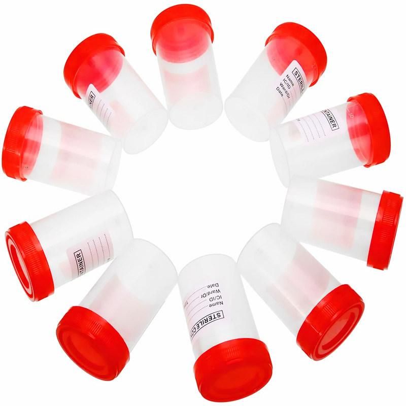 30ml/40ml/60ml/120ml Urine Stool Specimen Cup Urine Sample Collection Container