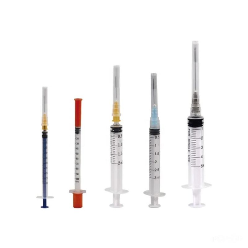 Wholesale 1-10ml Disposable Sterile Syringe with Needle for Injection Syringe