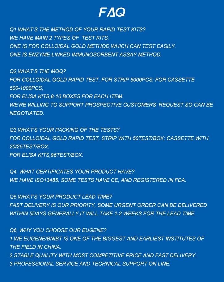 97.1% Sensitivity Hev Igm Elisa Test Kit for Virus DNA and Rna