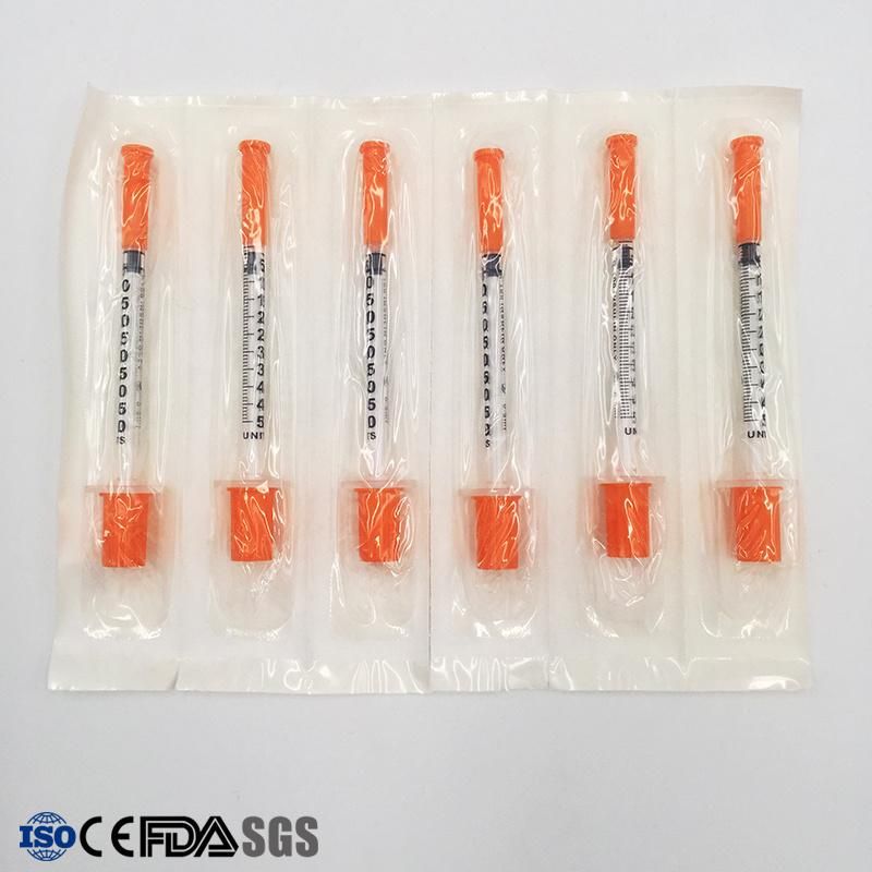 Disposable Insulin Syringe 1ml 0.3ml 0.5ml Ce&ISO