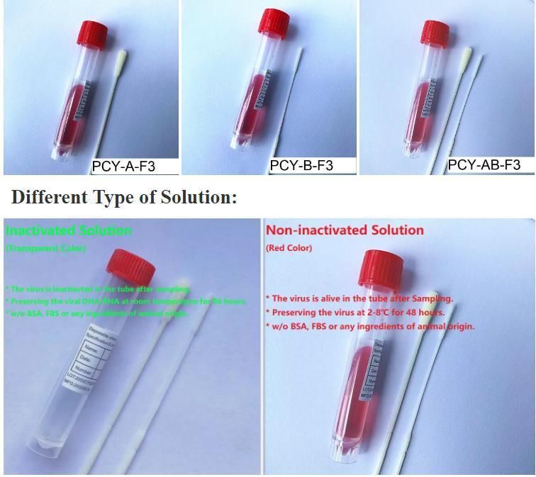 Viral Transport Medium with Sterilized Swab