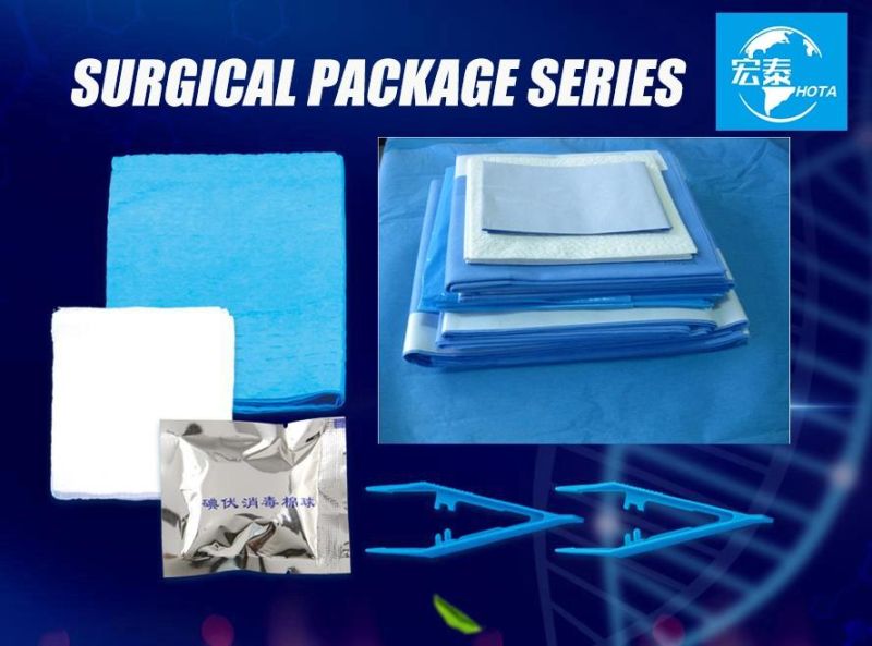 CE 13485 Factory OEM Medical Consumables Surgical/Wound Care/ Circumcision Procedure Pack/Basic Sterile Drape Set Pack Dressing Kit