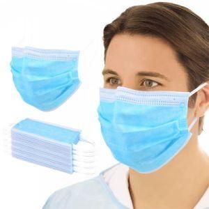 in Stock High Quality Disposable Blue Face Masks Medical 3ply Health Anti Dust Surgical Face Masks