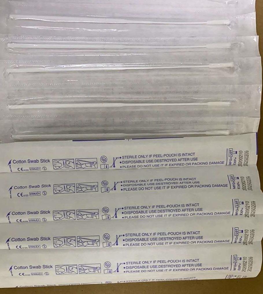 Disposable Nasal Swab Nylon Flocked Swab for Virus Collection with CE/FDA Certificate