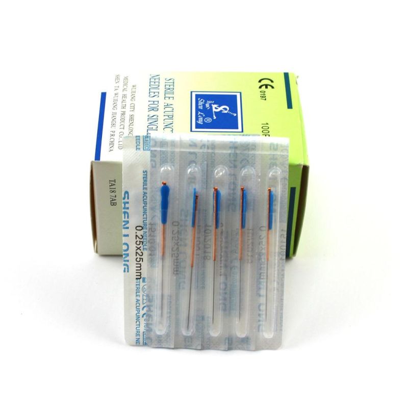 Acupuncture Needles with Silver Handle