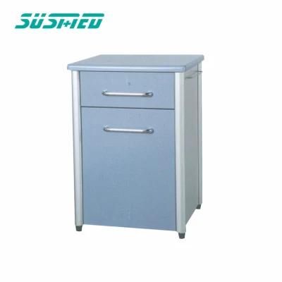 Mobile Medical Cabinets Metal Bedside Locker with Drawer