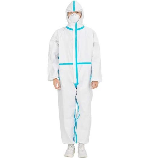 Painting Use Waterproof Breathable Non Woven Safety Disposable Coveralls