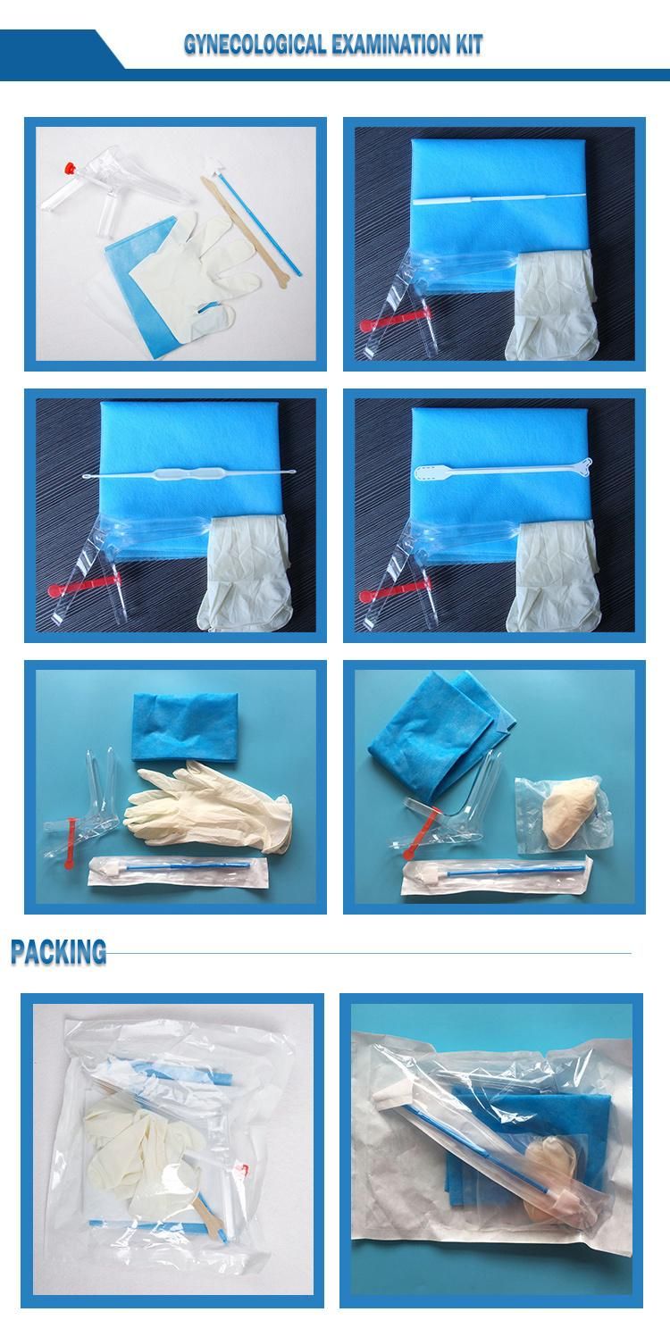 Disposable Medical Sterile Gynecological Examination Kit and Delivery