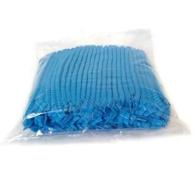 Disposable PP Clip Cap 18&quot;Non Woven Strip Clip Cap Bouffant Head Cover Bouffant Cap Mop Cap Nonwoven Cap