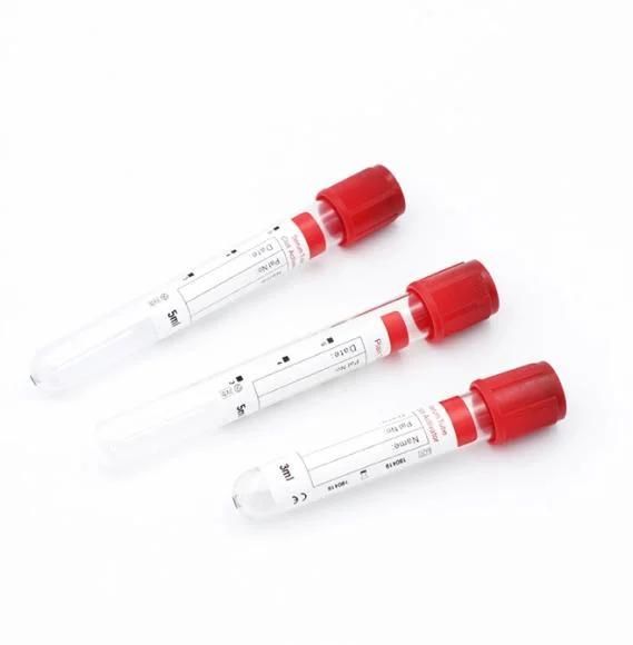 Medical Disposable Supply Glass or Pet EDTA K2 K3 Plain Gel&Clot Heparin ESR Vacuum or Non-Vacuum Blood Collection Test Tube