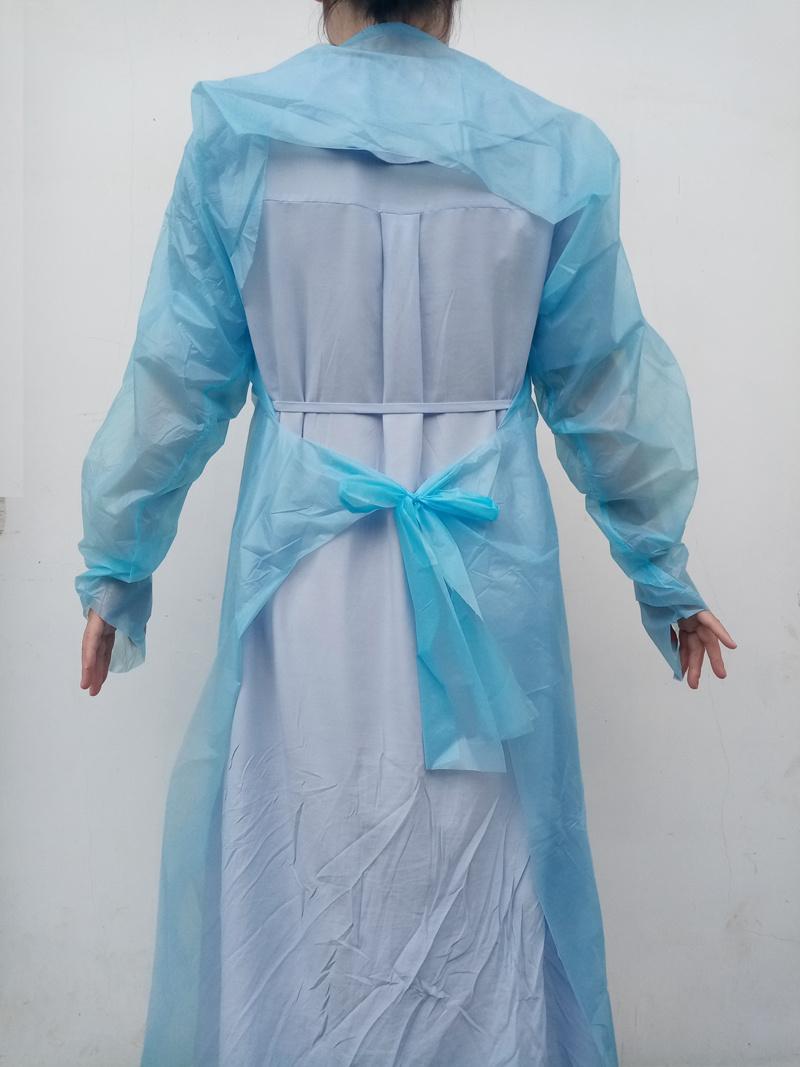 Disposable Plastic Gown for Kitchen Dining Room Hospital