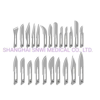 Medical Disposable Sterile Carbon Steel Stainless Steel Safety Surgical Scalpel Blade