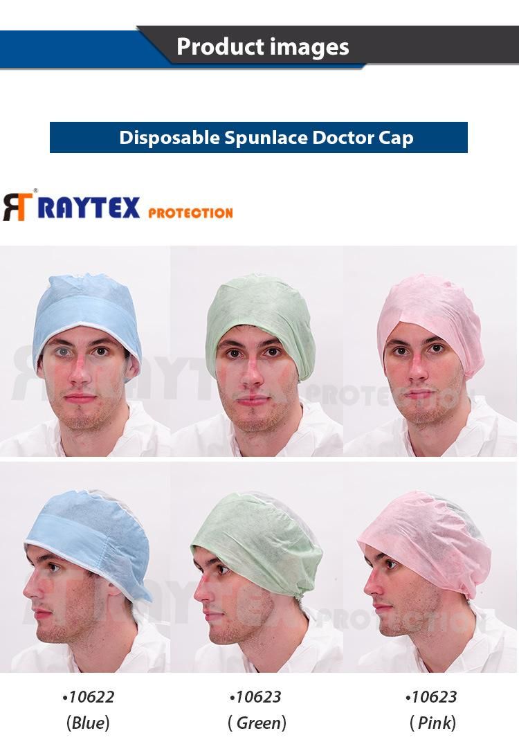 Non-Woven Disposable PP Thickening Bouffant Doctor Caps Surgeon Cap