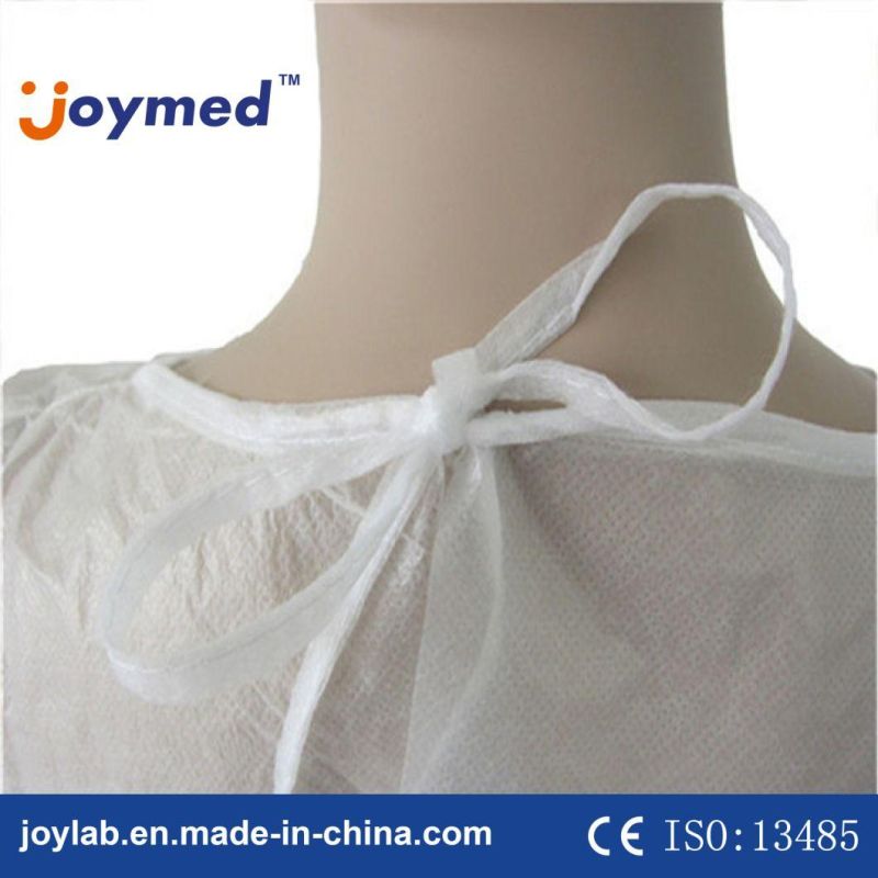 Level 2 Isolation Surgical Disposable PE Coated PP Woven Gown