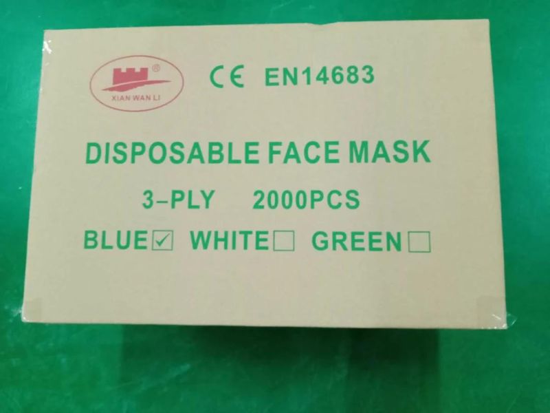 3D Comfortable 3 Ply Ear Loop Face Mask