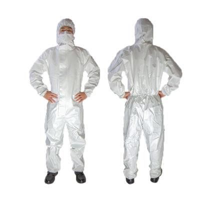 Guardwear OEM PPE Chemical Suit Hospital Work Suit One Piece Touchntuff Protective Clothing with Shoe Covers