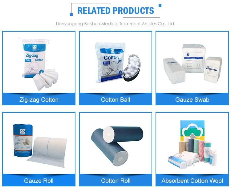 Disposable Medical Consumable Cotton Wool Roll Dental Products for Dentist