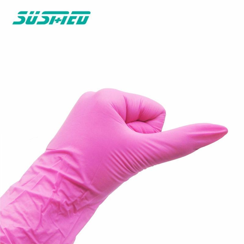 Disposable Food Grade Cheap Disposable Powder Free Nitrile Glove M4.0g