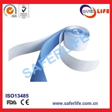 Blue Breathable Foam Bandage Wrap Elastic Cohesive Bandage Plaster PU Foam Tape