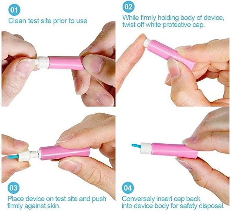 Disposable Pressure Activated Safety Lancet (PA)