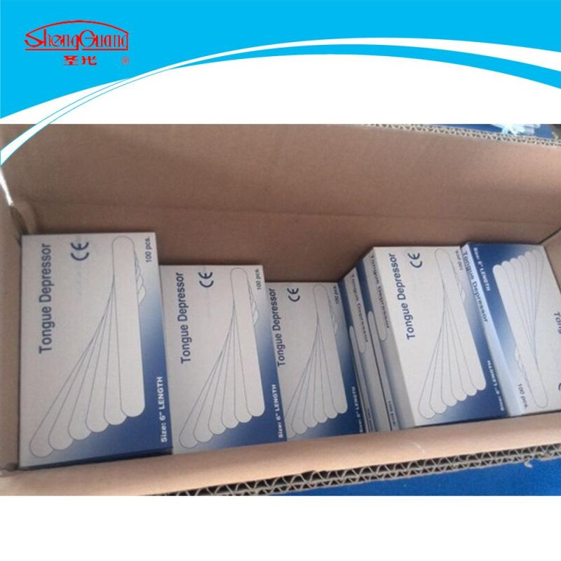 Medical Use Sterile Disposable Wooden Tongue Depressor