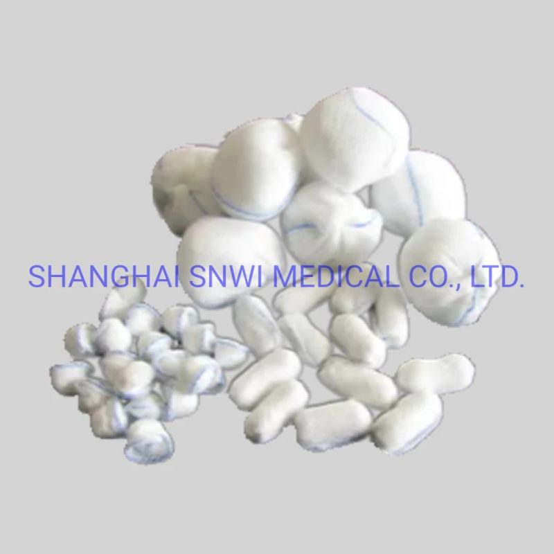 Surgical Dental Bib Round Gauze Ball Made in China