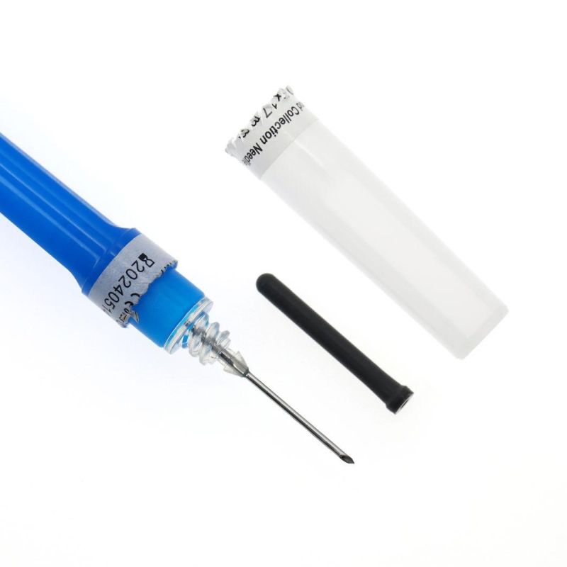 High Quality Blood Collection Needle or Tube Butterfly Type Safety Collection Needle with CE Pen Type