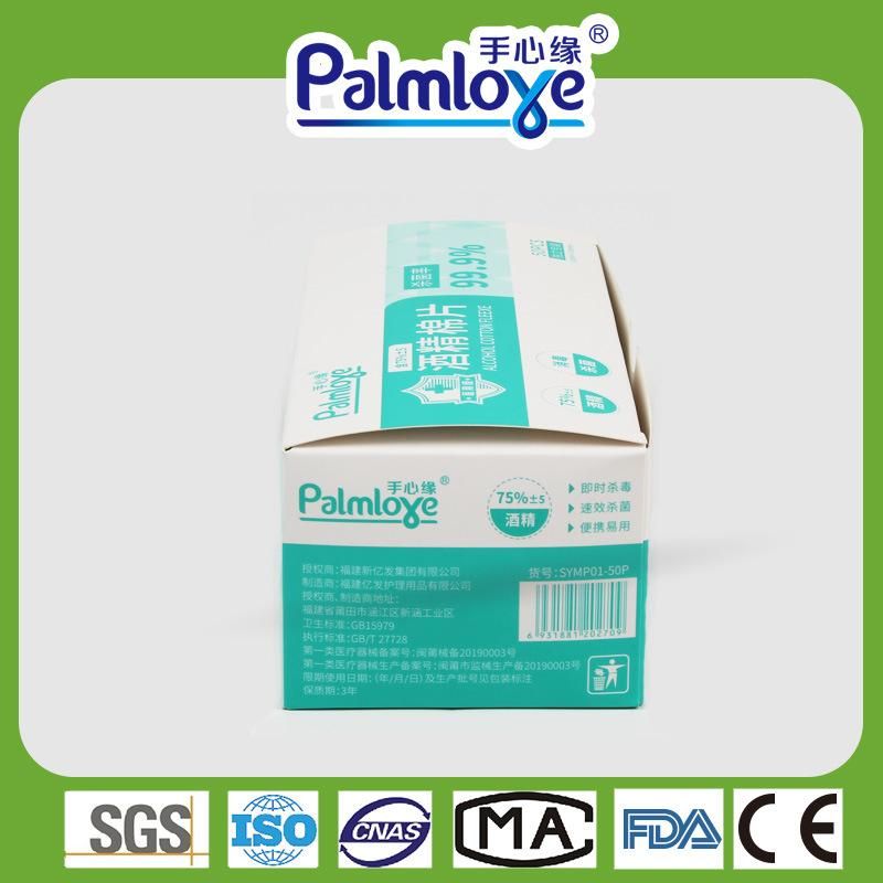 Palmjoy Advanced 75% Alcohol Hand Sanitizer Wipes Kill 99.9% Bacteria Disinfectant Alcohol Wipes