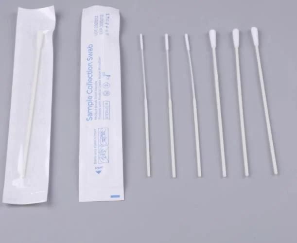 Charcoal Medium Plastic Stick Swabs Sterile