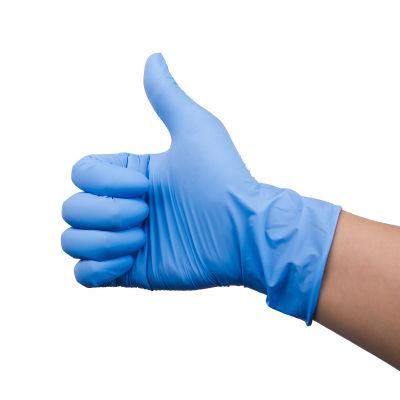 Disposable Nitrile Gloves Printed with Logo Food Nitrile Gloves Powder Free Nitrile Disposable Gloves