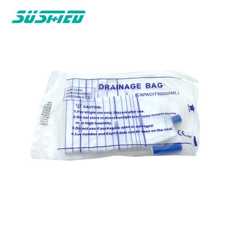 2000ml Disposable Adult Urine Drainage Bag