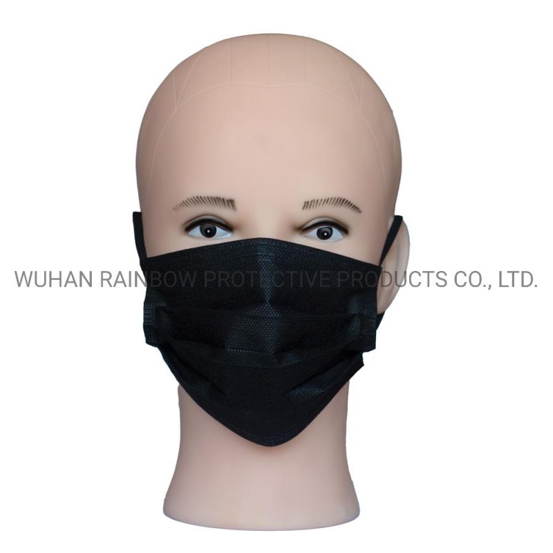 Factory Direct Supply Disposable 3ply Nonwoven Face Mask Bfe N95 Filter Paper Face Mask with Earloop