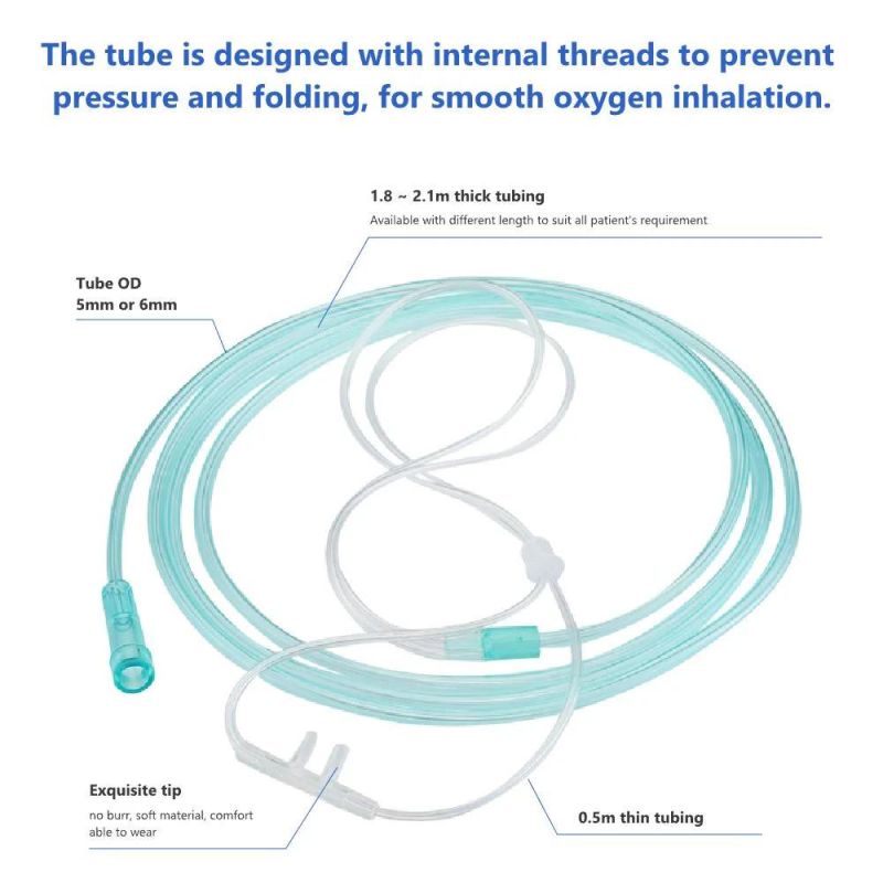 PVC Nasal Oxygen Cannula Various Type Nasal Oxygen Tube Wholesale