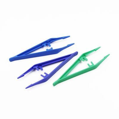 Disposable Tweezers Plastic Grasping Forceps