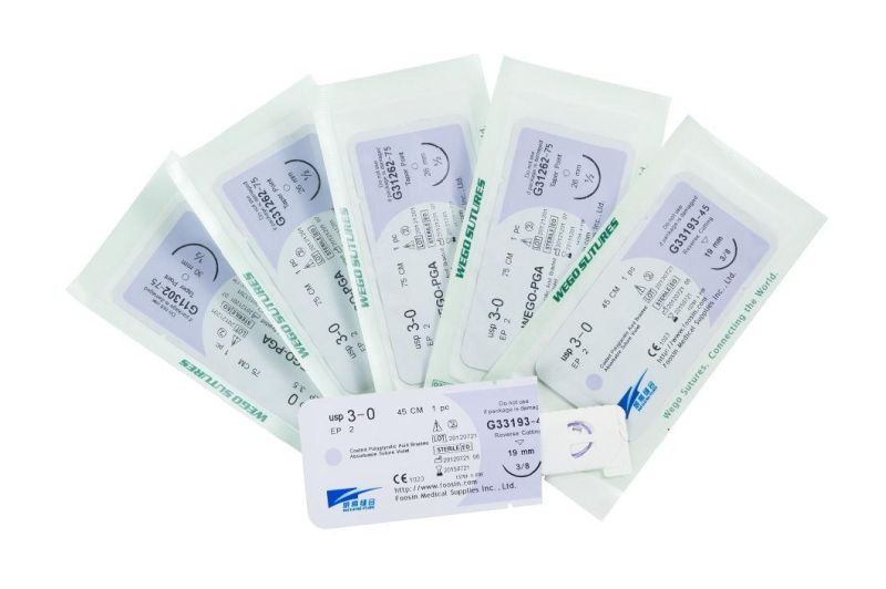 PGA Surgical Sutures (Violet or Undyed) OEM