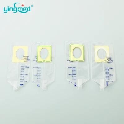 100ml, Non-Toxic, Medical Disposable Sterile Pediatric Urine Bag Collector for Child