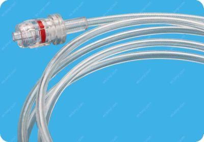 Disposable Extension Tube High Pressure Braided Reinforced Medical Tube