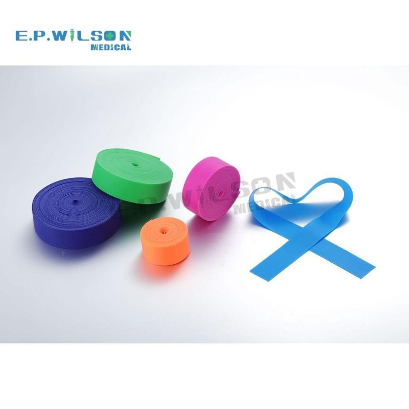 Colorful Customized Logo Disposable TPE Latex-Free Medical Tourniquet