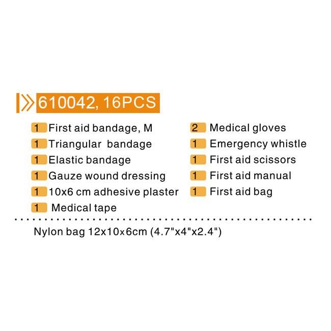 Universal Home Travel Car Use Medical Mini First Aid Kit