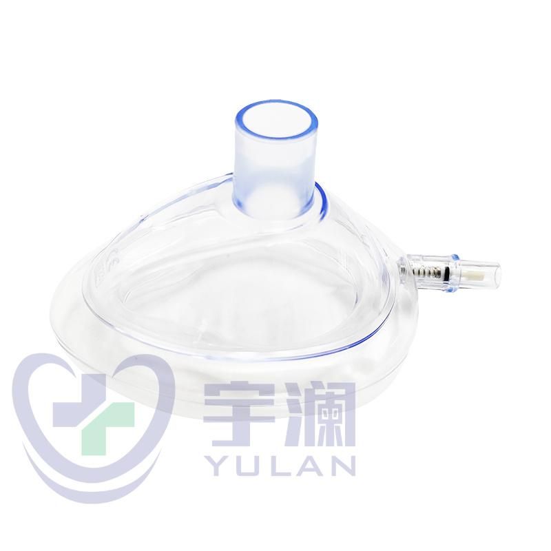 Disposable Medical PVC Anesthesia Mask Face Mask Infant Size 1