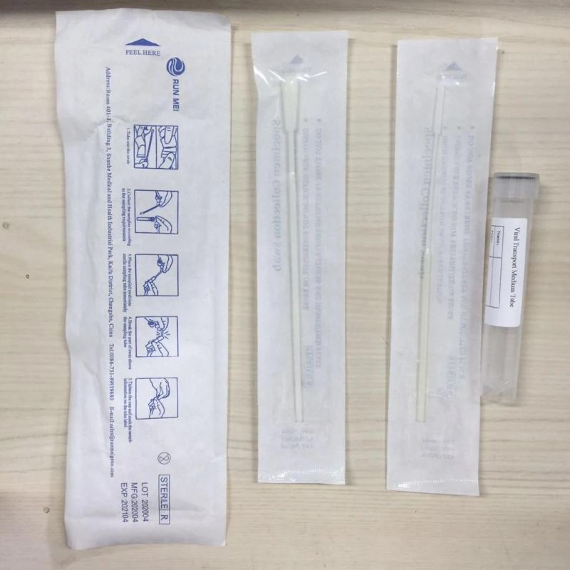 Disposable Throat Collector Stick Swab for Collecting PCR Sample