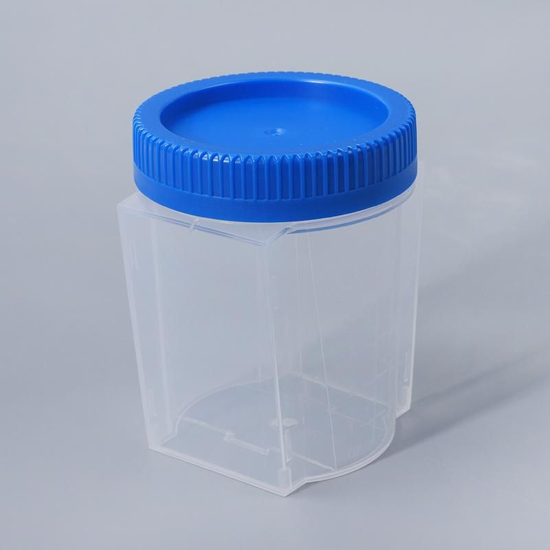 Medical Supplies Test Square Specimen Sterile Stool Cup Containers