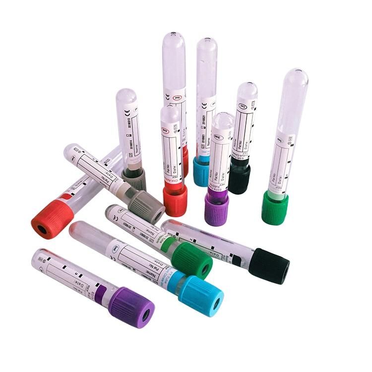 Factory Wholesale Disposable Vacuum Pet Glass Blood Collecting Tube for Hospital Blood Collection