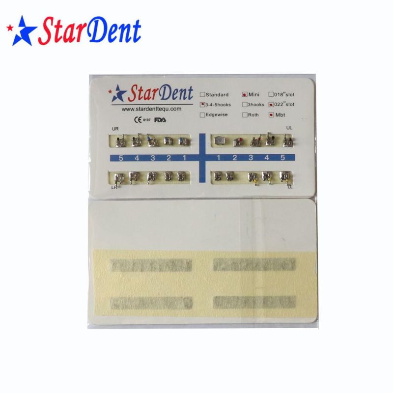 Hot Sale Mesh Momoblock Metal Brackets/Dental Orthodontic Bracket/Dental Instrument