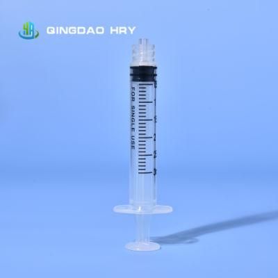 3 Ml, Luer Lock, Blister Pack, Medical Syringe Without Needle for Single Use CE FDA ISO 510K