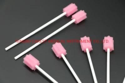 Disposable Medical Nursing Foam Tip for Elder Person Dental Foam Brush Oral Care Swab