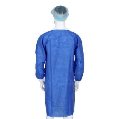 Disposable SMS Lab Coat Isolation Nonwoven Lab Coat