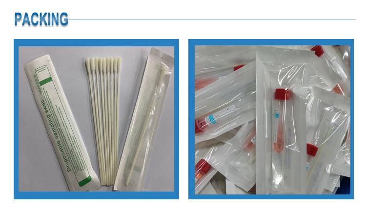 High Quality Disposable Nasopharyngeal Swab with Viral Transport Media